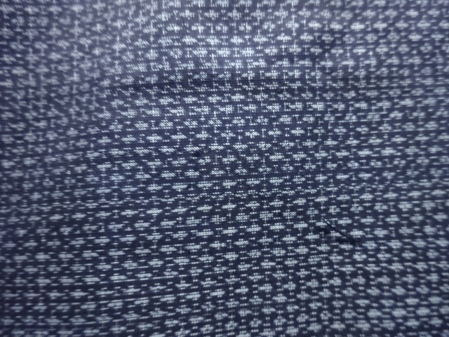 アンティーク　本場正藍泥染大島紬男物着物アンサンブル